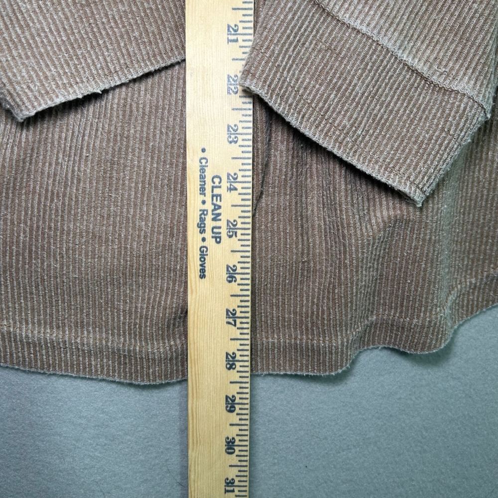 Thread & Supply Shacket Women XL Brown Corduroy Ribbed Button Down Copper - Picture 8 of 9